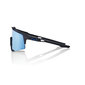 100% Speedcraft Sport Zonnebril Mat Zwart met HiPER Blue Multilayer Mirror