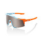 100% Speedcraft Sport Zonnebril Lichtblauw/Oranje met HiPER Silver Mirror L