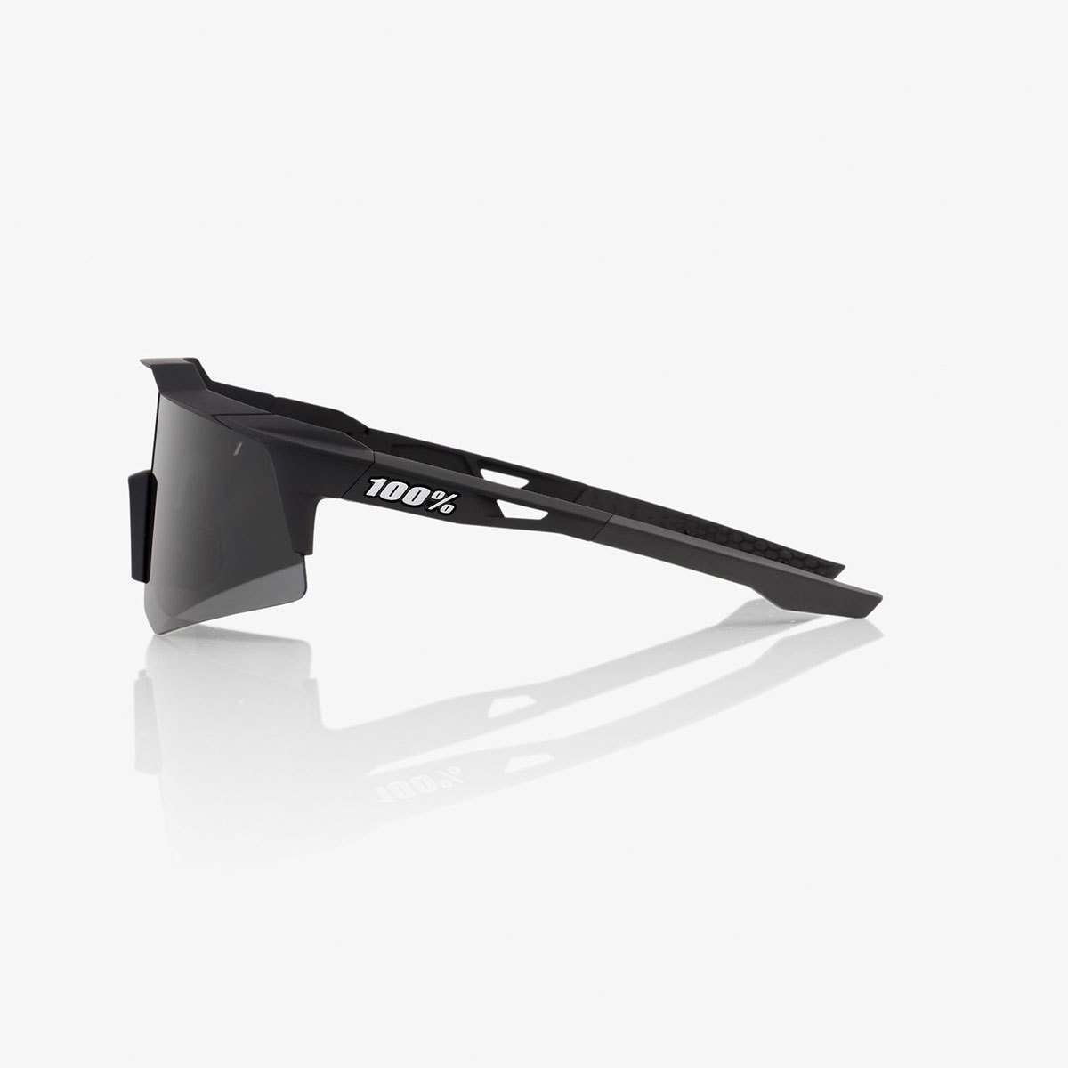 100% Speedcraft XS Sport Zonnebril Zwart met Smoke Lens