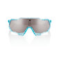 100% Speedtrap Sport Zonnebril Mint Blauw met HiPER Silver Mirror Lens