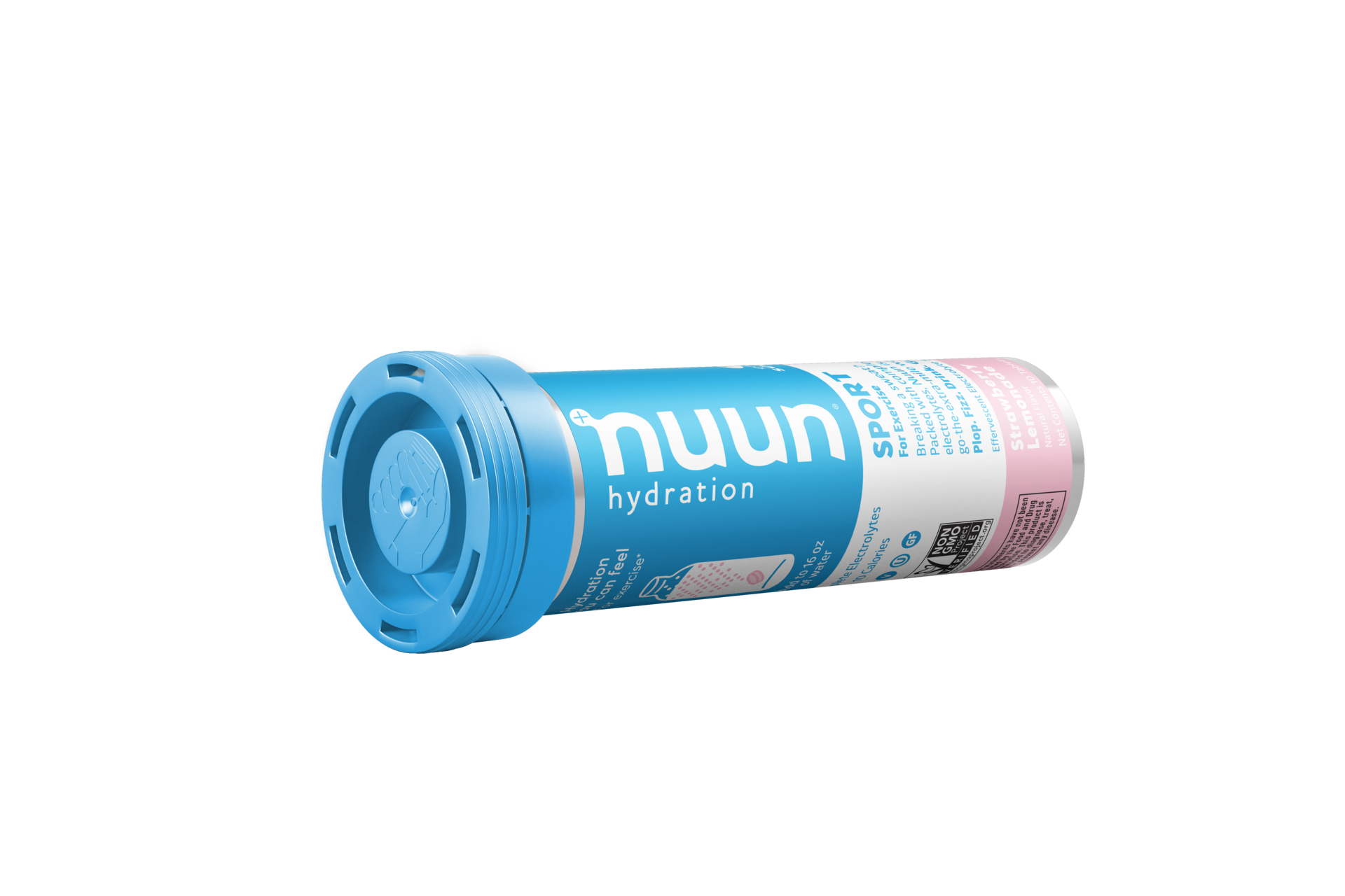 Nuun Sport Tabletten Aardbei /Limonade 8 x 10 stuks