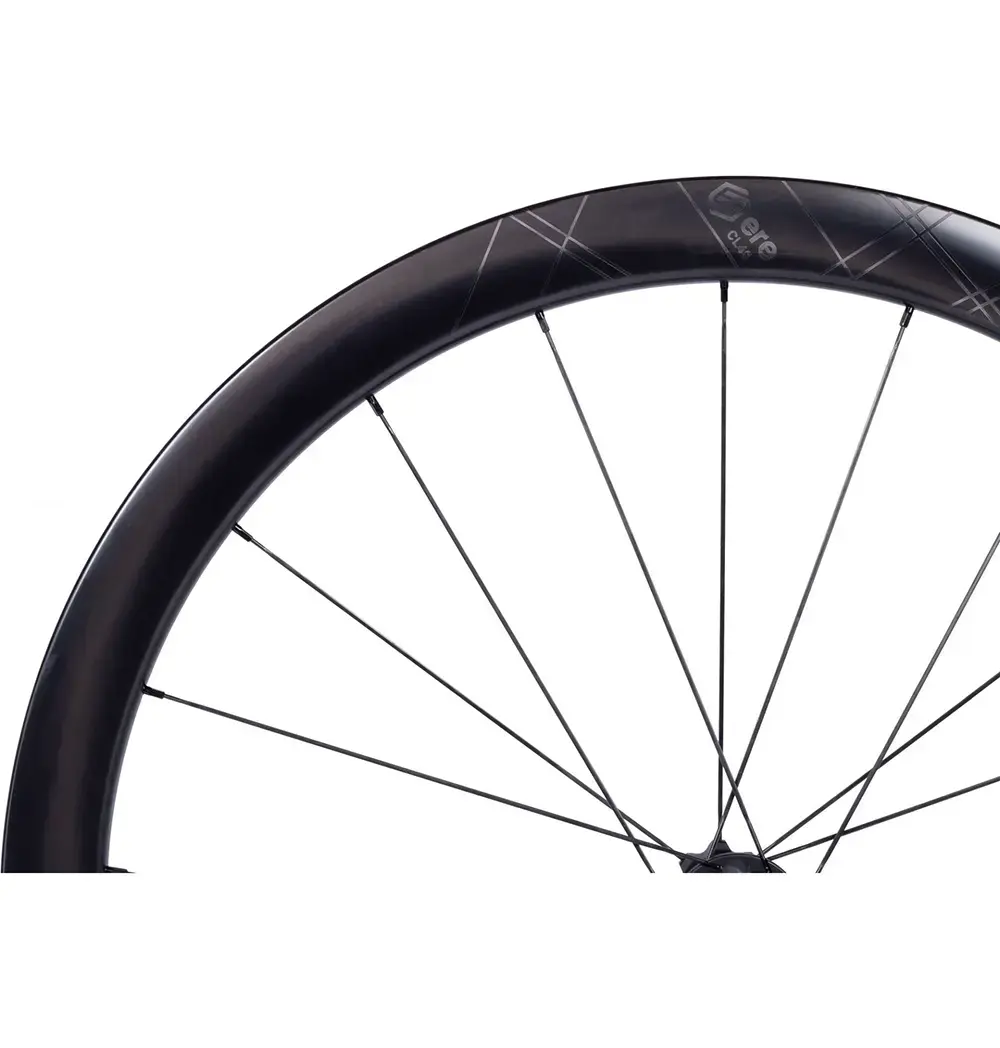 Ere Research Genus II CL45 Carbon Disc Race Wielset Zwart