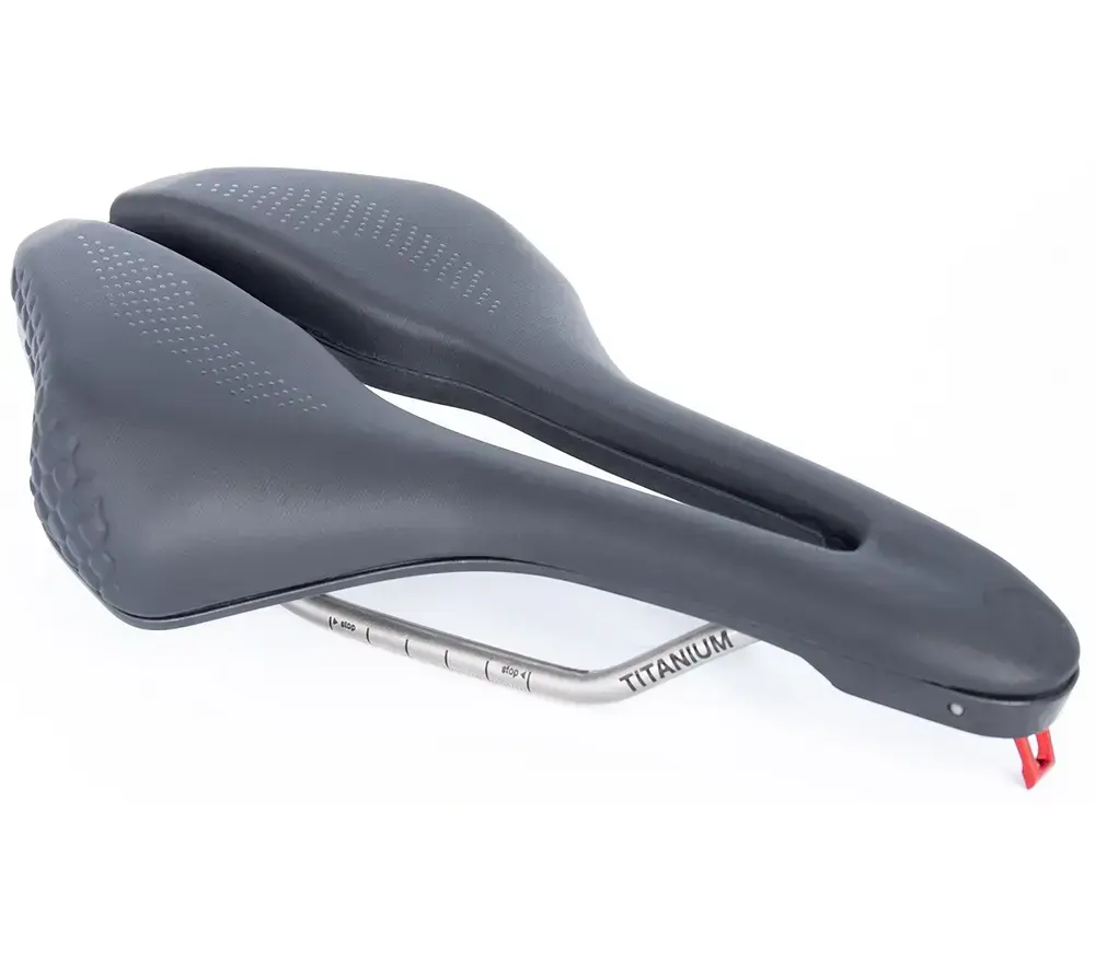 Voltano Fietszadel Elegance - Zwart - Trekking Gel Zadel - Heren