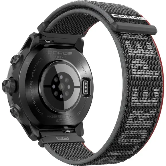 Coros APEX 2 Premium GPS Sporthorloge Zwart