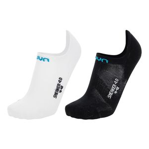 UYN Sneaker 4.0 Sokken Zwart/Wit 2-pack