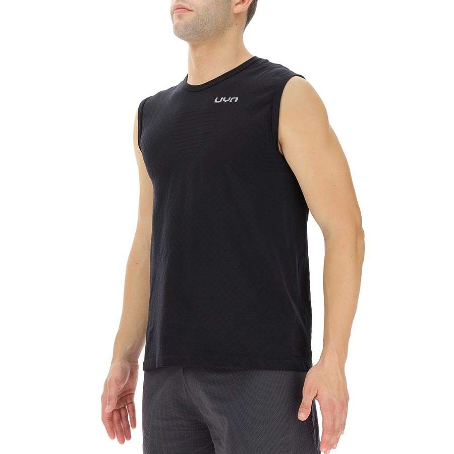 UYN Airstream Hardloopshirt Zonder Mouwen Zwart Heren koop je bij Futurumshop