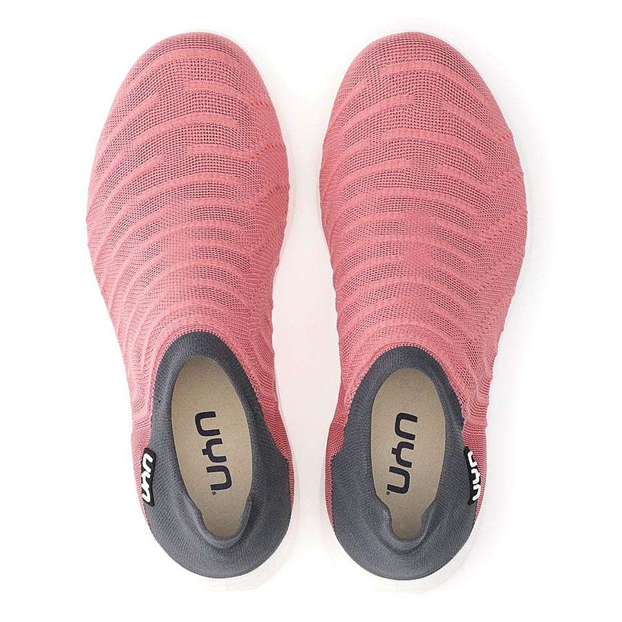 UYN 3D Ribs Sportschoenen Roze/Grijs Dames 