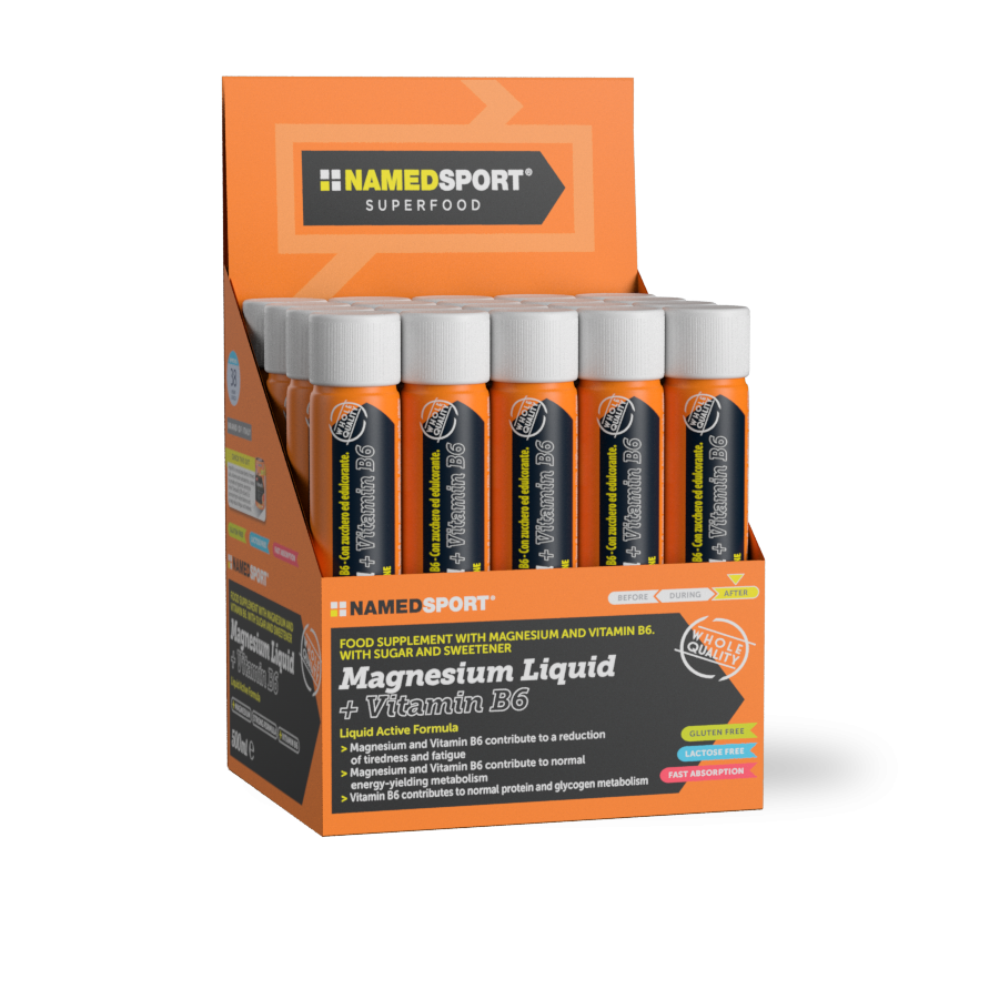 Namedsport Magnesium Liquid + Vitamine B6 20 stuks