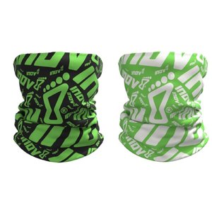 Inov-8 Snood Nekwarmer Twinpack Zwart/Groen en Groen/Wit