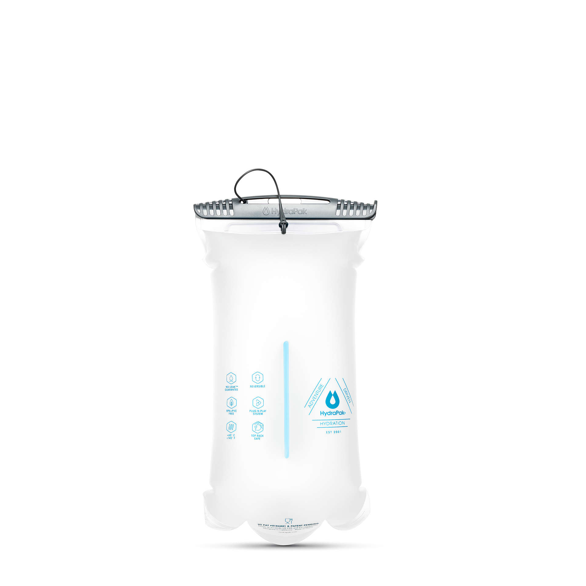 HydraPak Shape-Shift Drinkreservoir 2L Transparant