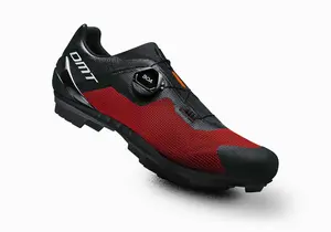 DMT KM4 Mountainbikeschoenen Zwart/Rood Heren