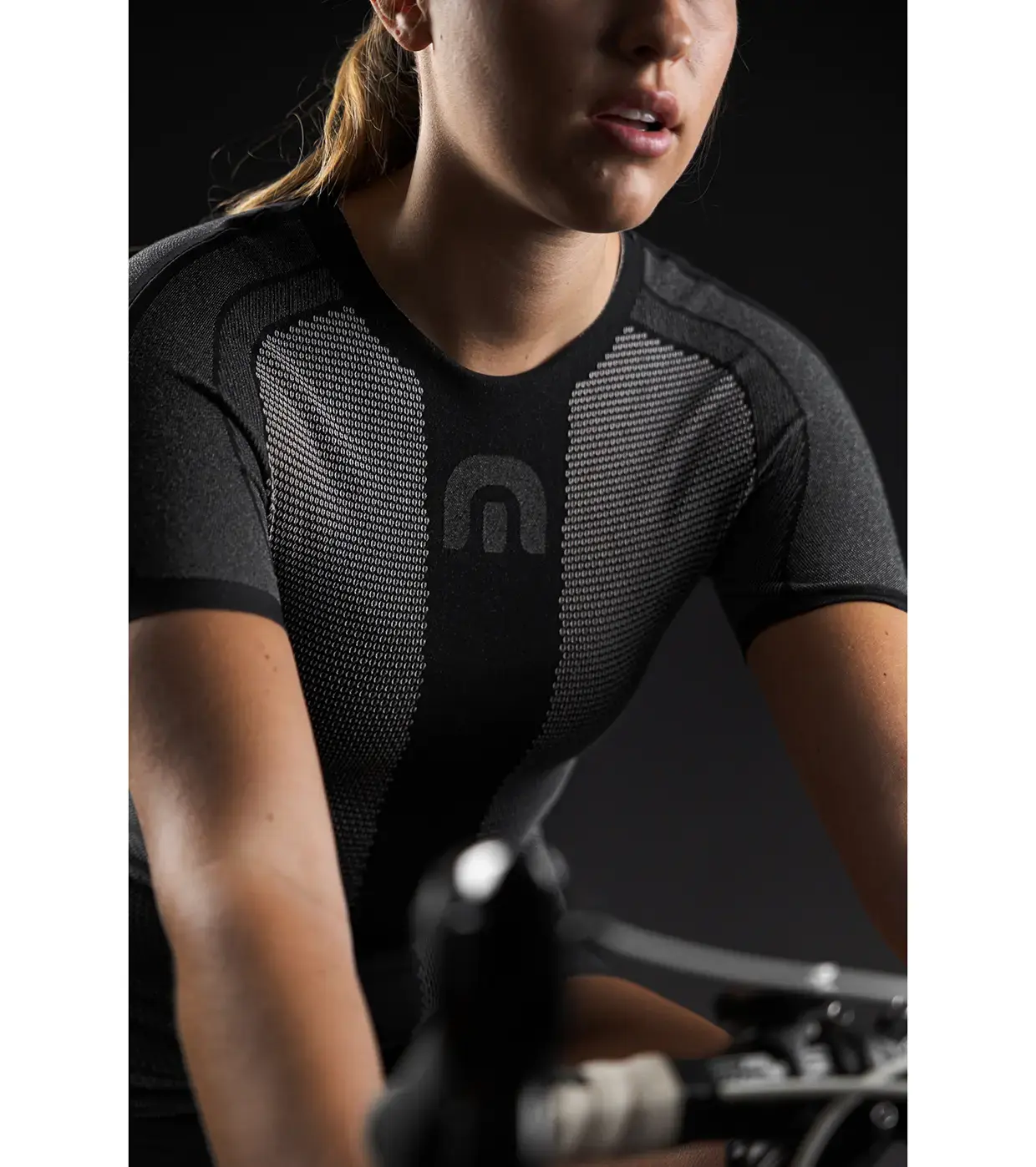 Megmeister Drynamo Cycle Ondershirt Korte Mouwen Zwart Dames