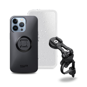 SP Connect Smartphone Bike Bundle II Stuurhouderset iPhone 13 Pro Zwart