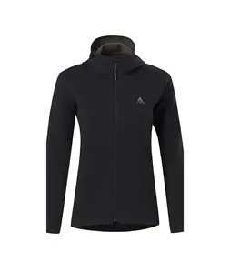 Callaghan Merino Hoody Fietsshirt Lange Mouwen Zwart Dames