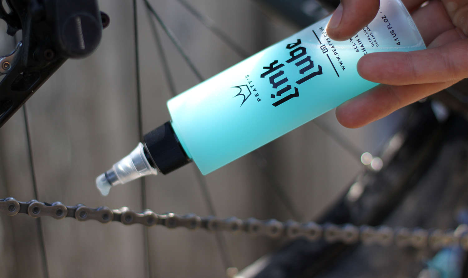 Produit Cyclisme Lubrifiant Chaîne Vélo Peaty's Link Lube Dry - 60ml - Temps Sec - Biodégradable - Cire Base Eau Lubrifiant Temps Sec