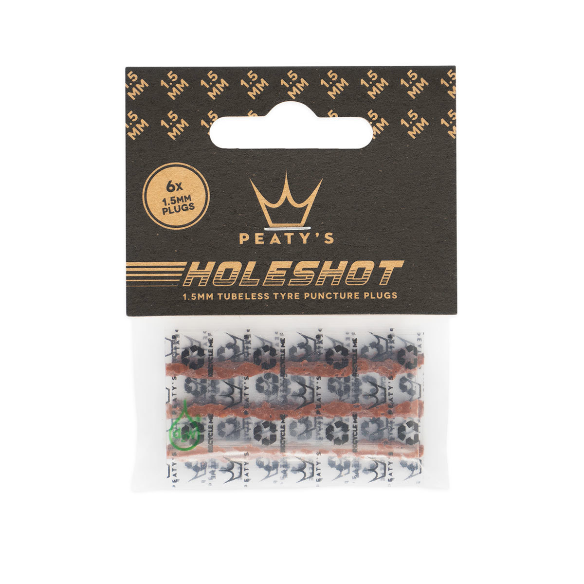 Peaty's Holeshot Tubeless Puncture Plugger Refill Pack 6x 1.5mm