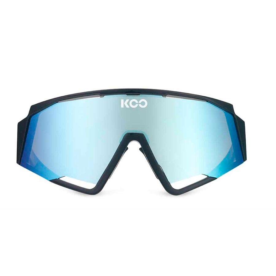 KOO SPECTRO Sport Zonnebril Zwart met Turqoise Lens