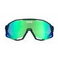 KOO DEMOS Sport Zonnebril Zwart met Green Mirror Lens