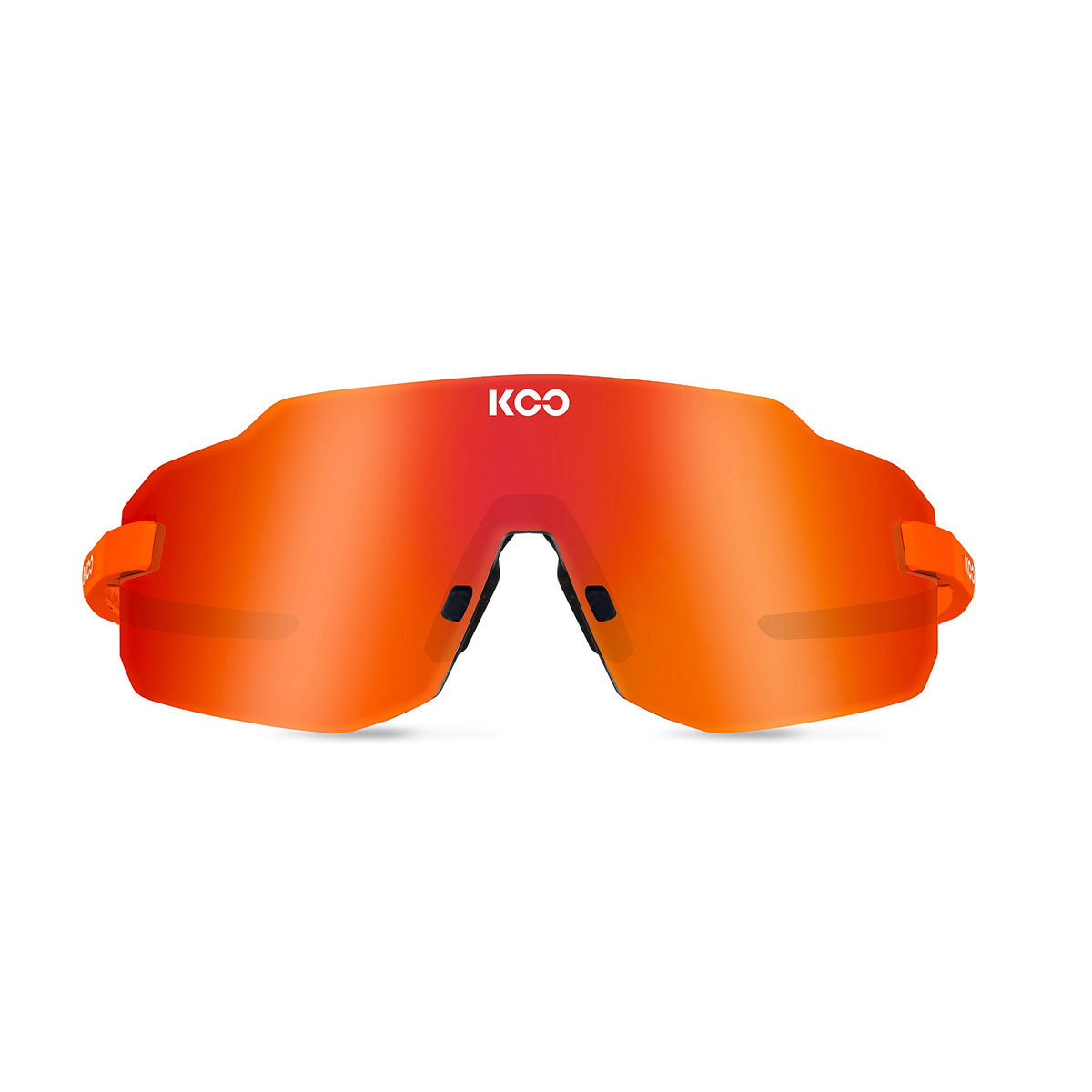 KOO SUPERNOVA Sport Zonnebril Fluo Oranje met Red Mirror Lens