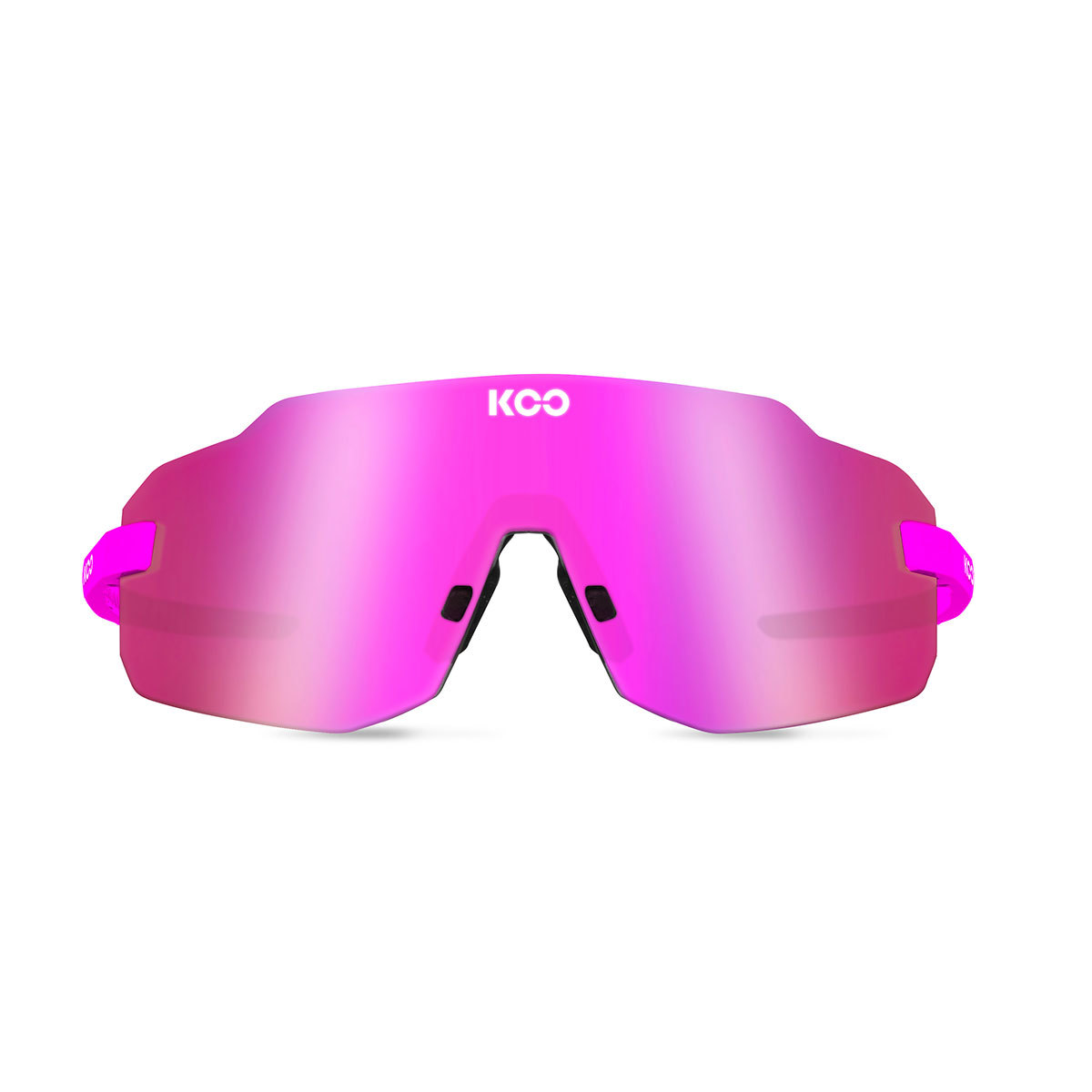 KOO SUPERNOVA Sport Zonnebril Paars met Pink Mirror Lens