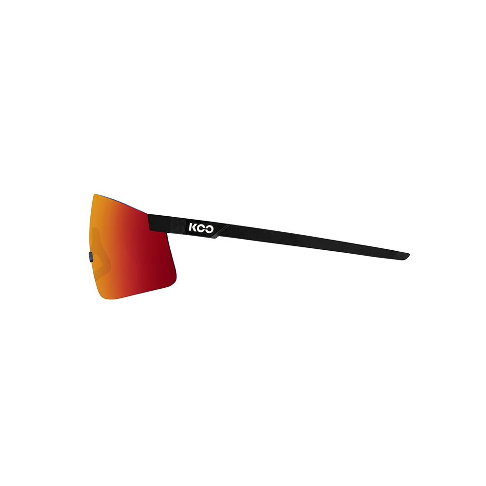 KOO Nova Sport zonnebril Mat Zwart met L.Red Mirror Lens