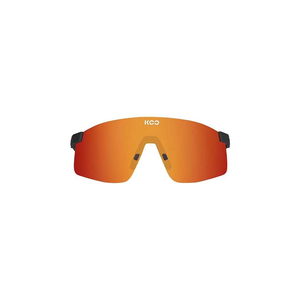KOO Nova Sport zonnebril Mat Zwart met L.Red Mirror Lens