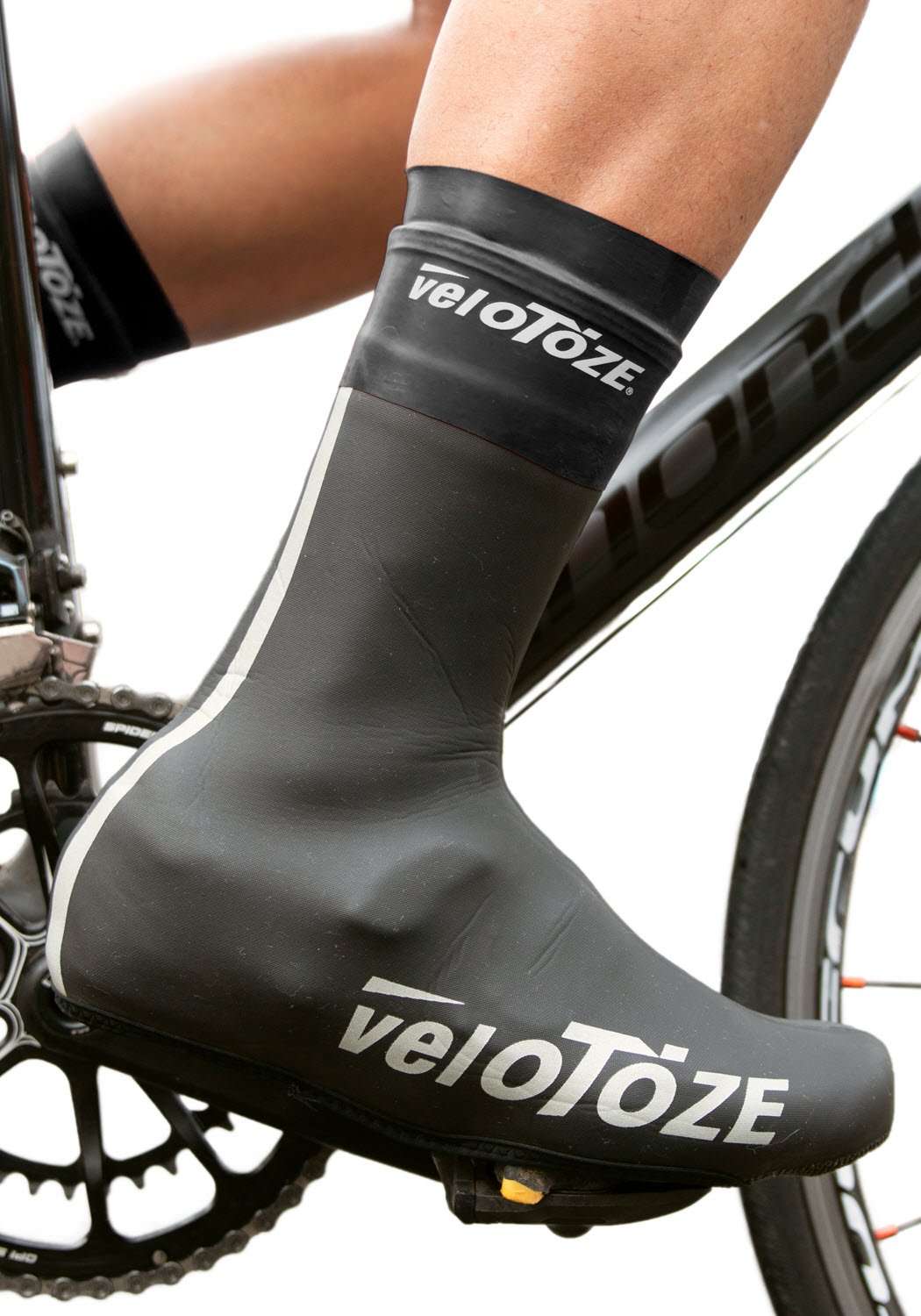 Velotoze Neoprene Overschoenen Zwart/Wit