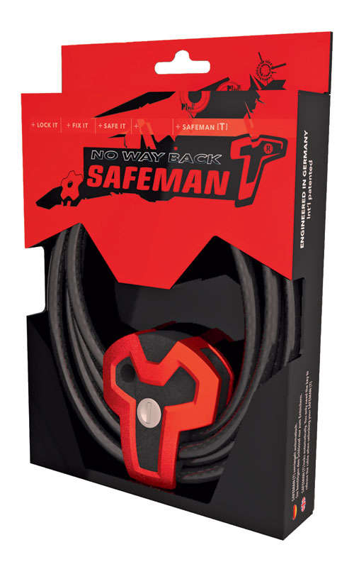 Safeman T Multifunctioneel Slot Zwart/Rood