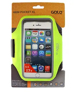 Gato Arm Pocket XL Neon Geel
