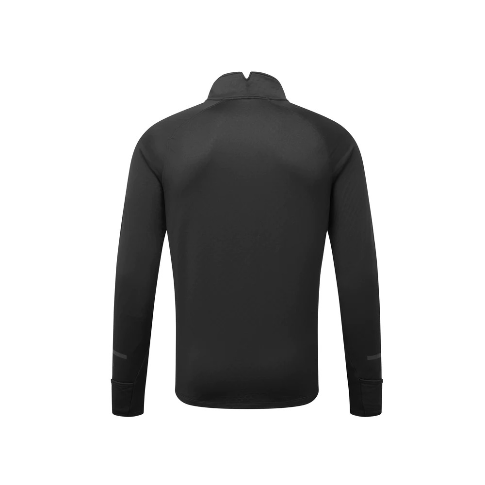 Ronhill Tech Prism 1/2 Zip Hardloopshirt Lange Mouwen Zwart Heren