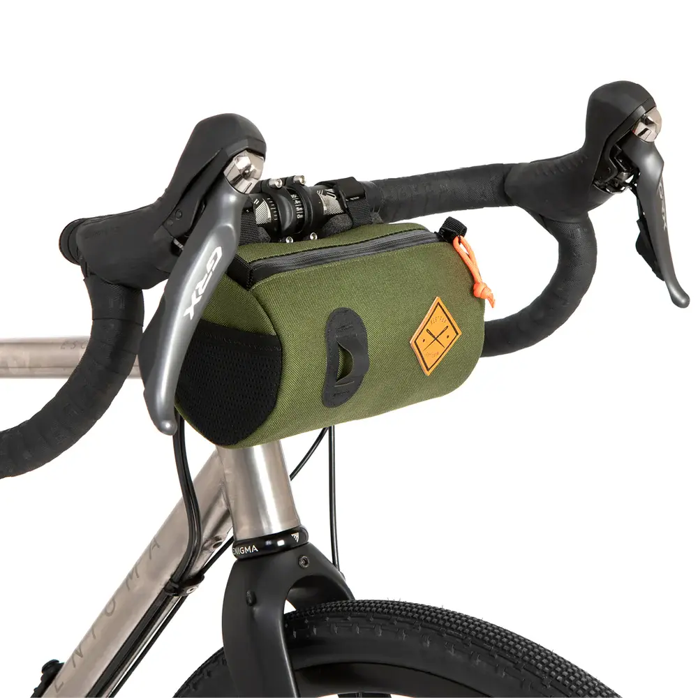TOURBN TOURBON waterdichte canvas fietstassen fietstas stuurtas groen