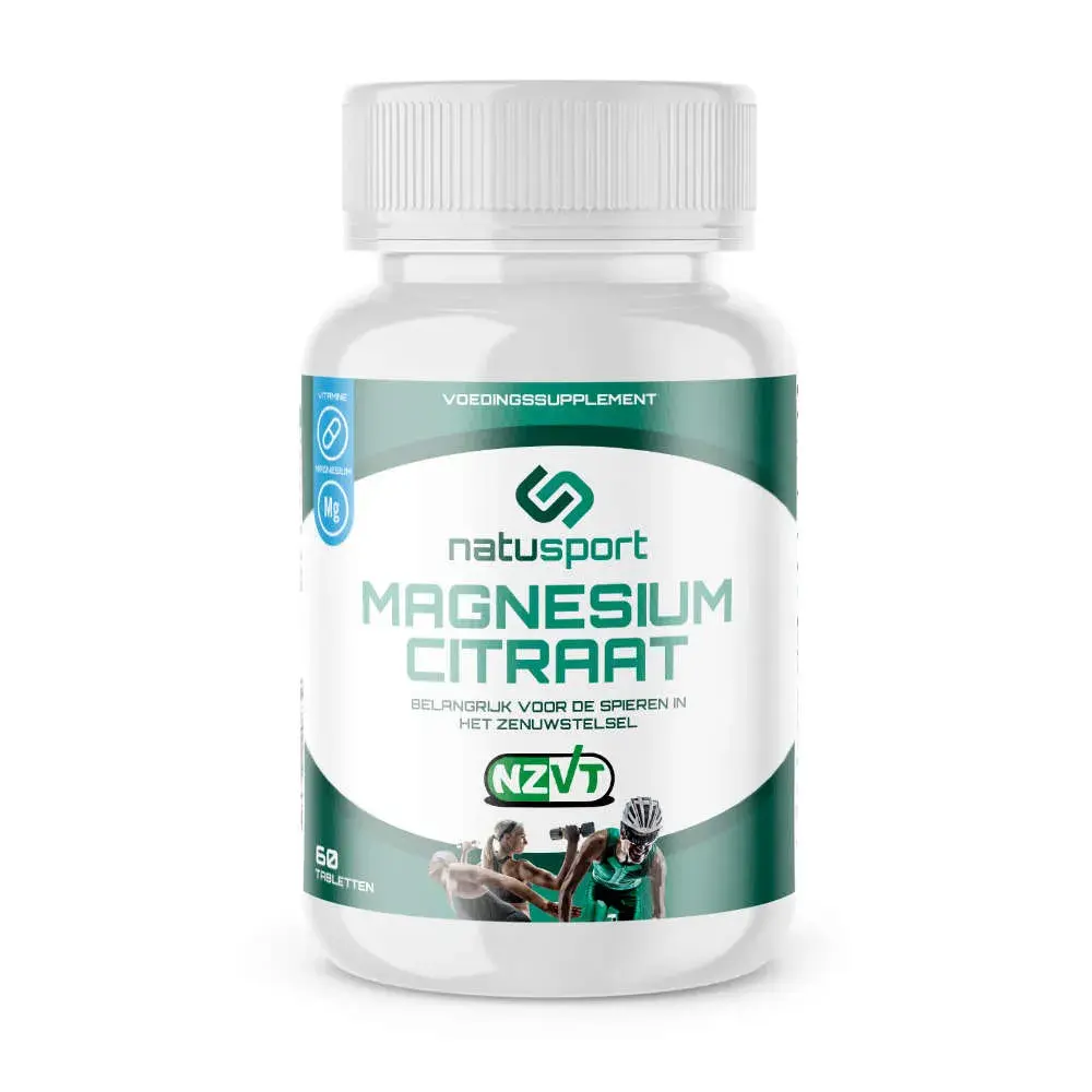 Natusport Magnesium Citraat 60 Tabletten