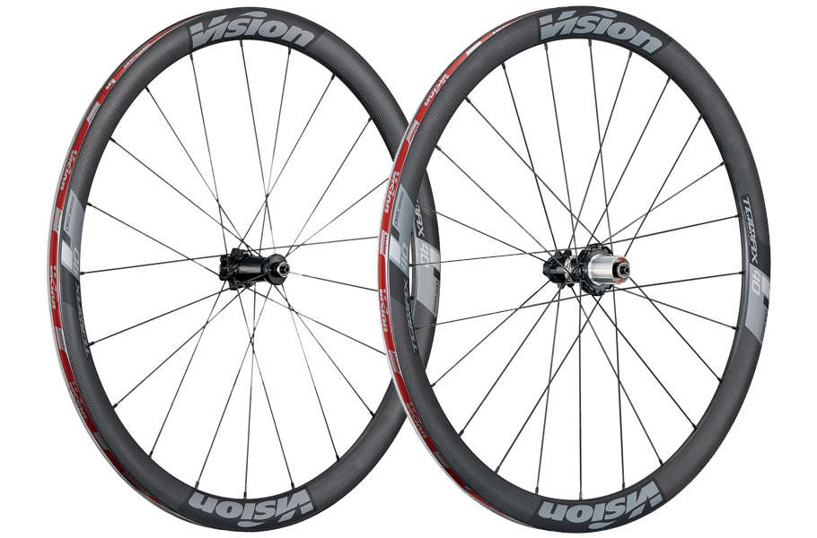 compromis Konijn Schurk Vision Trimax Carbon 40 Disc CL V18 Race Wielset Carbon/Grijs koop je bij  Futurumshop.nl