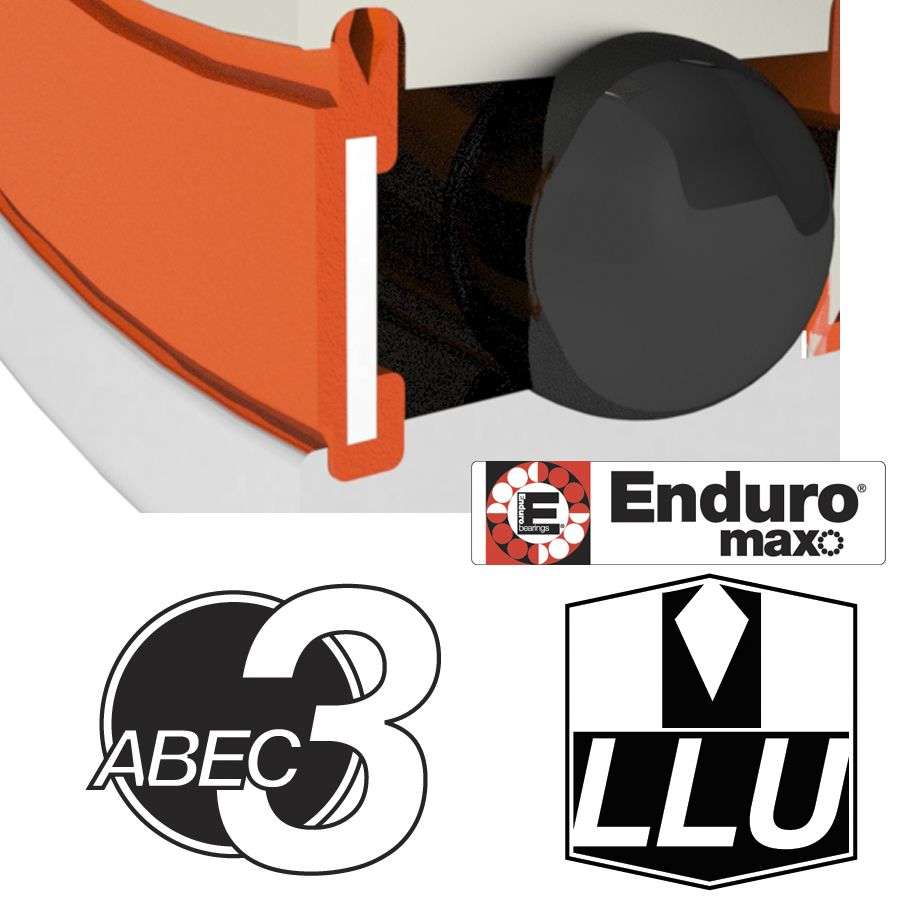 Enduro Bearings LLU ABEC 3 MAX Lager