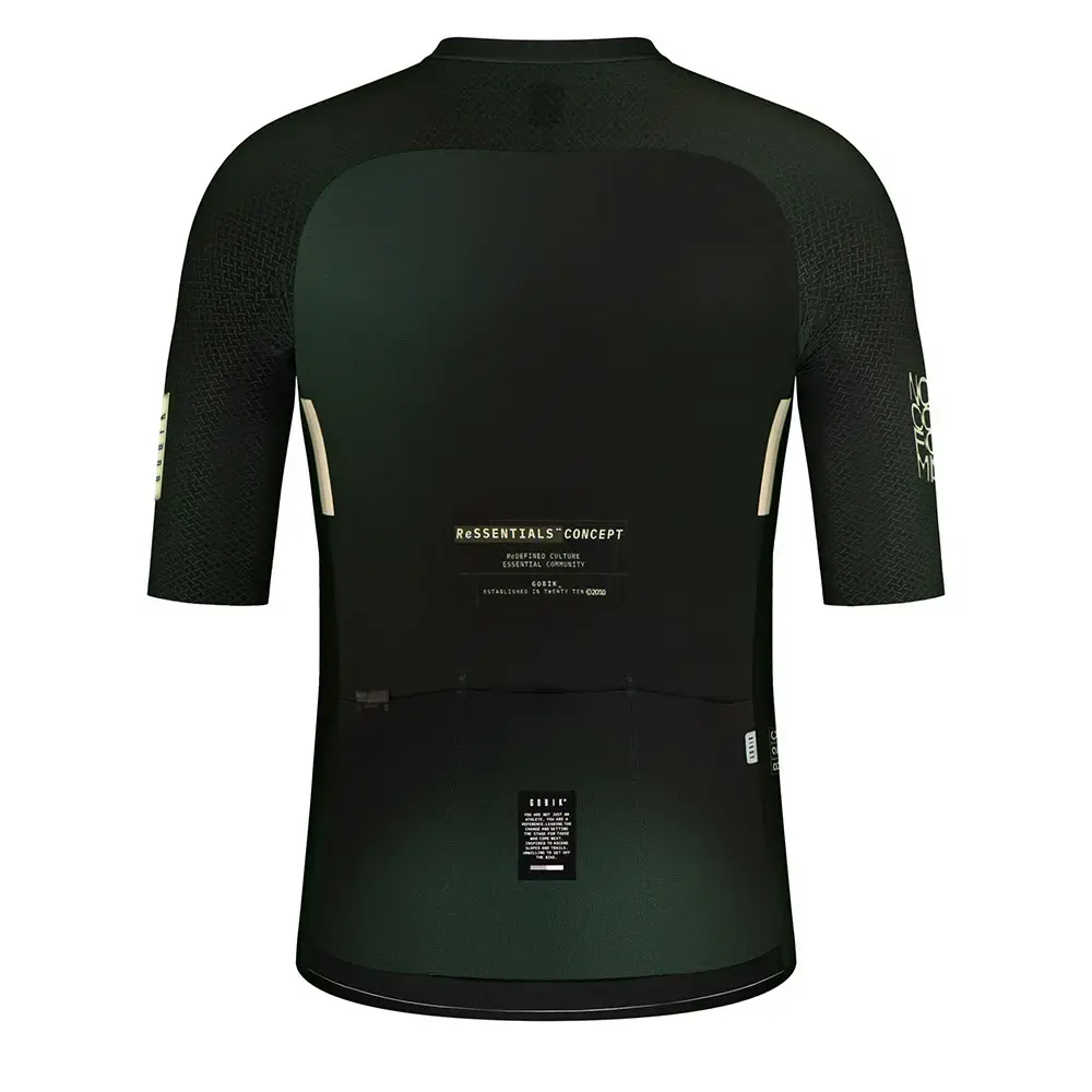 Gobik Infinity Fietsshirt Korte Mouwen Groen/Zwart