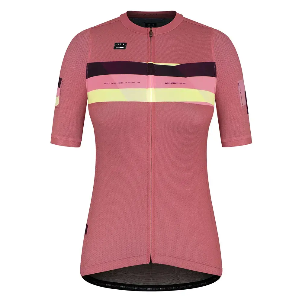 Gobik Stark Fietsshirt Korte Mouwen Roze Dames