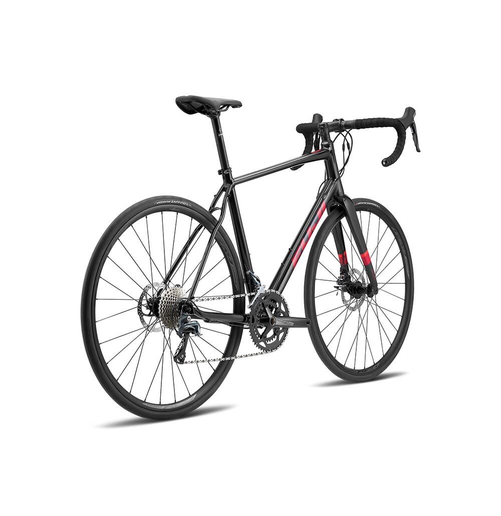 Fuji Endurance Sportif 1.3 Disc Racefiets Pearl Zwart/Rood