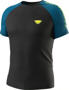 Dynafit Ultra 3 S-Tech Hardloopshirt Korte Mouwen Zwart/Blauw Heren