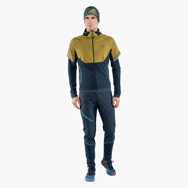 Dynafit Alpine Hybrid Hardloopbroek Lang Donkerblauw Heren