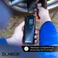 Donrox Ride F511 Compressor Bandenpomp Fiets Inclusief Powerbank Zwart