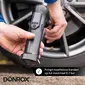 Donrox Ride A922 Compressor Bandenpomp Auto Inclusief Powerbank Zwart