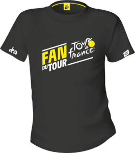 Tour de France Fan du Tour T-Shirt Zwart Heren