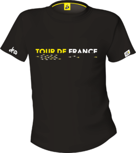Tour de France Grapique Tour T-Shirt Zwart Heren