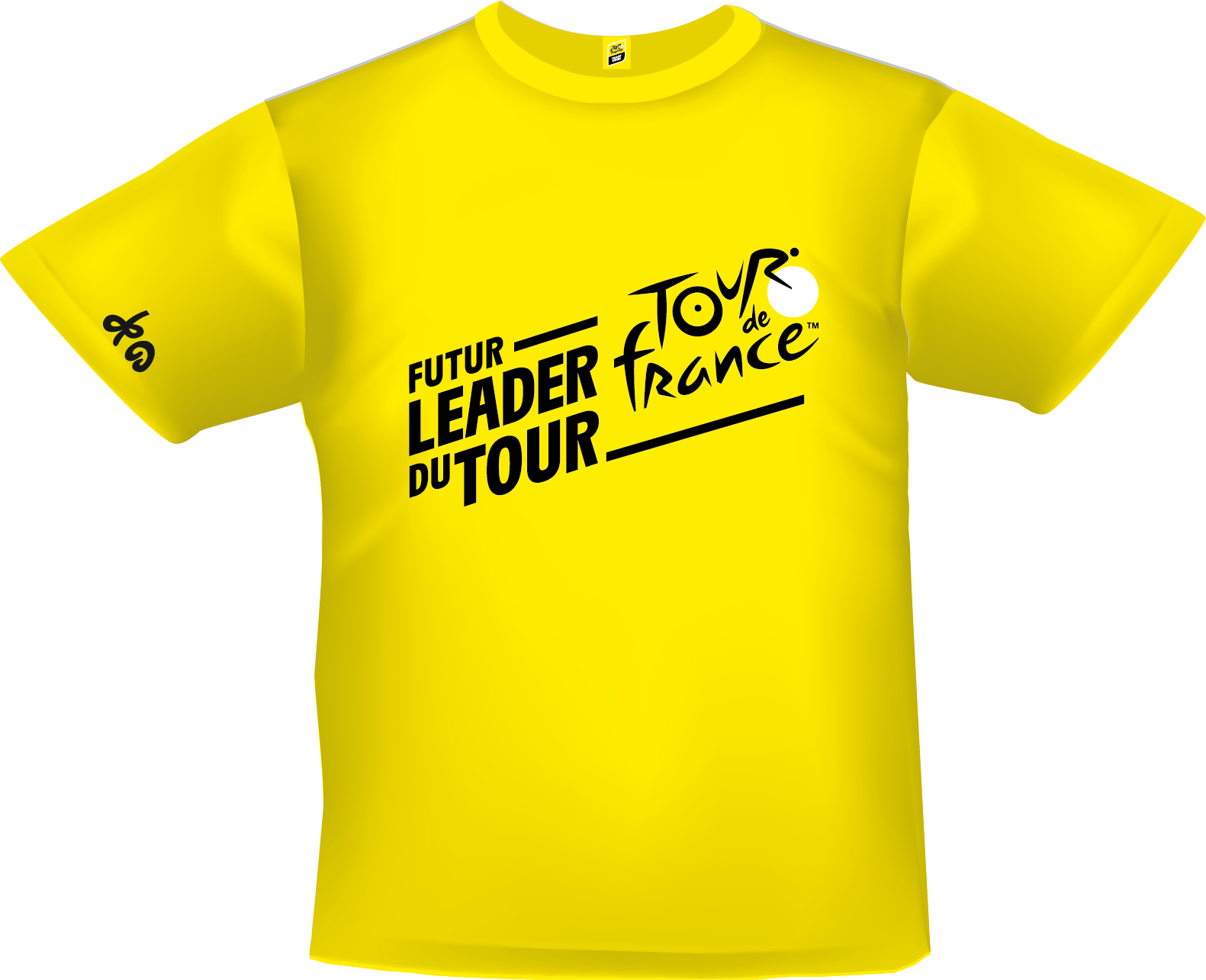 Tour de France Leader du Tour T-Shirt Geel Kids