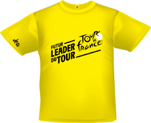 Tour de France Leader du Tour T-Shirt Geel Kids