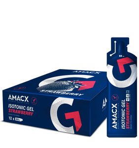 Amacx Isotonic Gel 60 ml Aardbei 12 stuks
