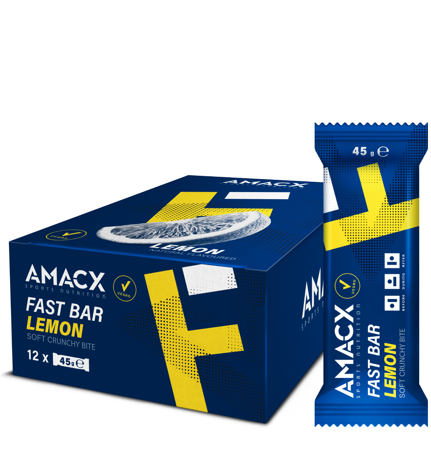 Amacx Fast Sportrepen Lemon 12 stuks