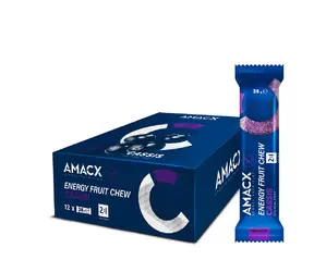 Amacx Energy Fruit Chew Cassis 12 stuks