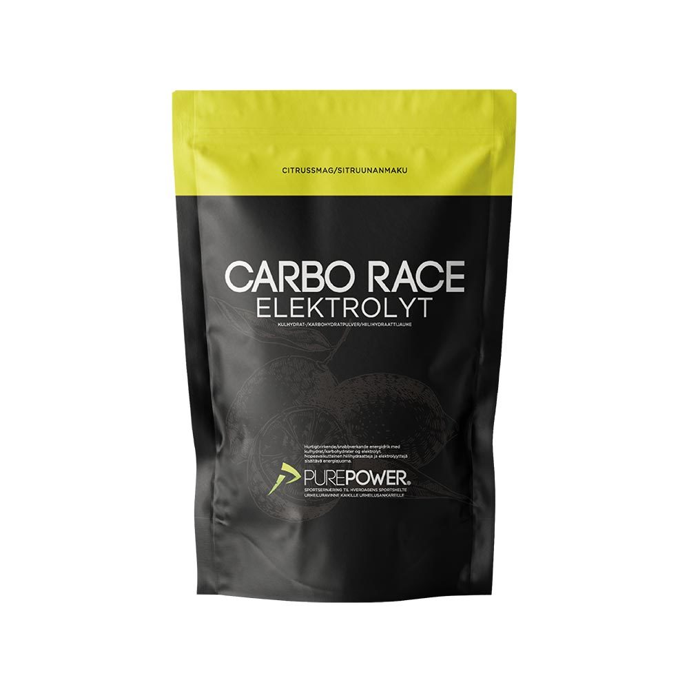 PurePower Carbo Race Electrolyte Energiedrank Citrus 1kg