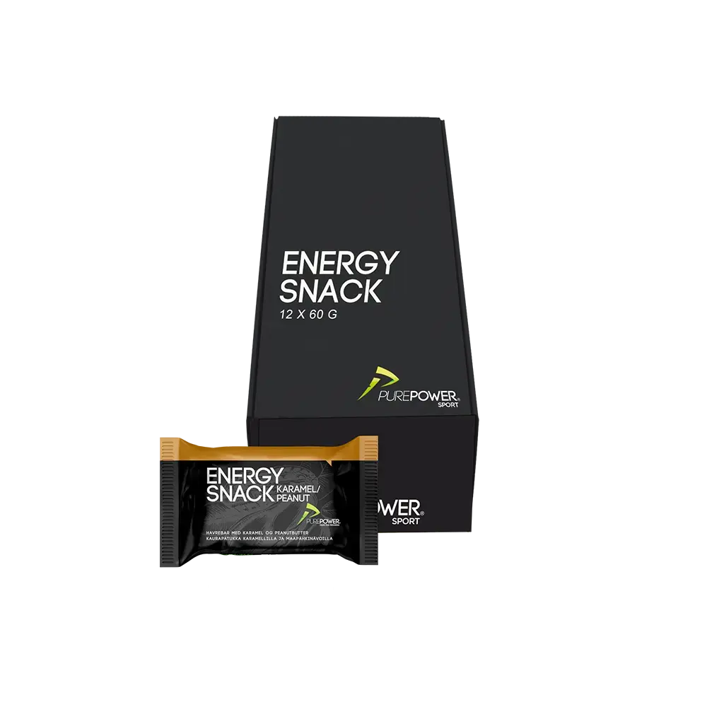 PurePower Energy Snack Karamel/Pinda's 12x60g